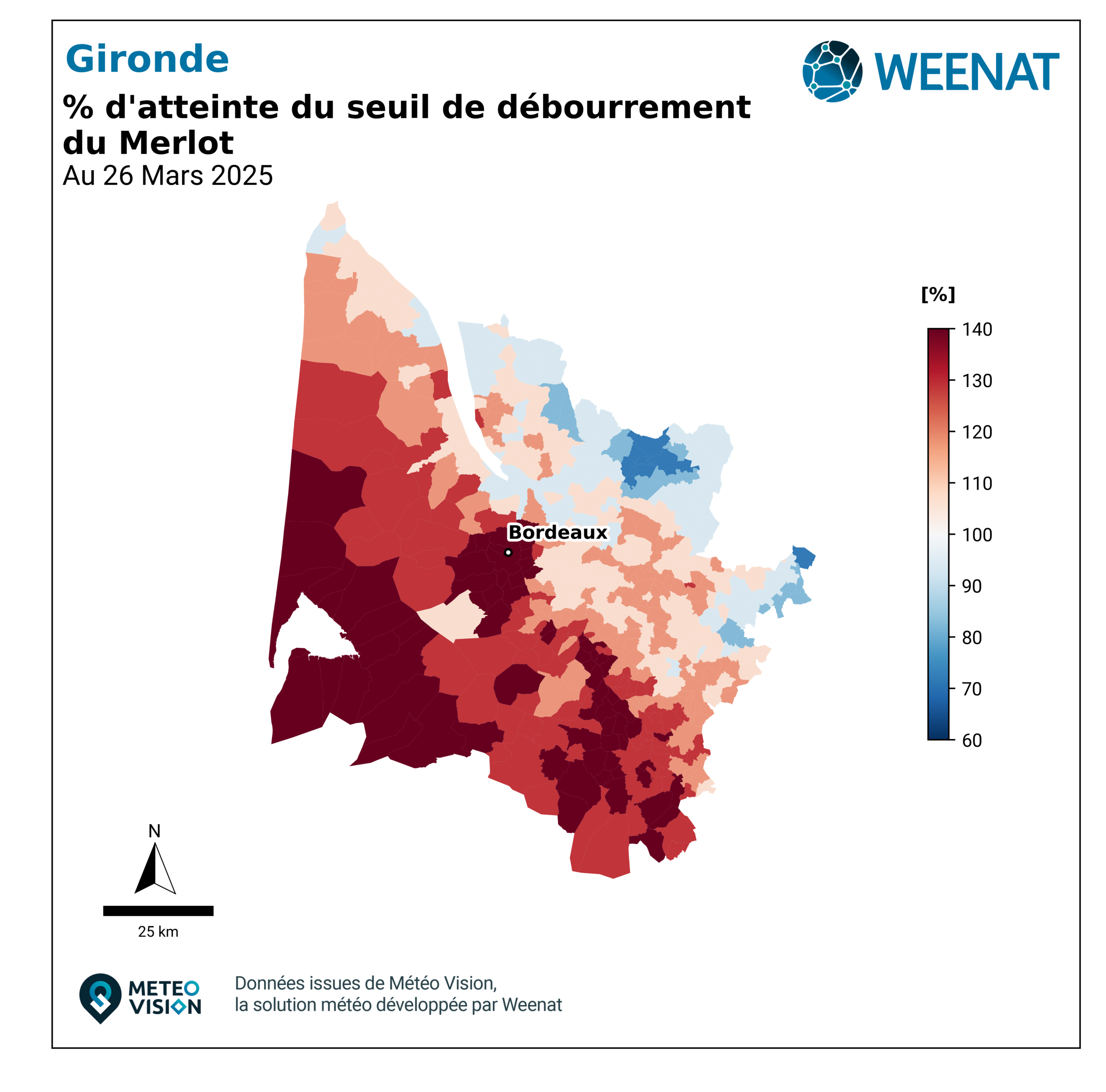 Carte_dept33_2025_sommTh seuil débourrement bordeaux gironde 2025