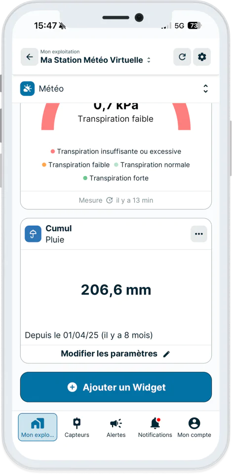 station-meteo-virtuelle APPLICATION WEENAT